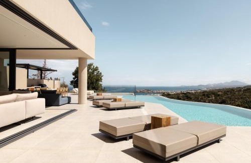 Violi Charaki Villa | Aerial Villa - Sea & City Gaze with Daily Housekeeping by etouri