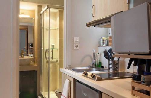 Exarhia Apartment | #AH34 Beige studio Su