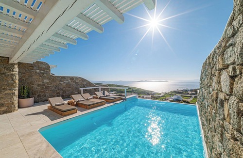 Faros Armenistis Villa | Anthis Villa Athena,private infinity pool!
