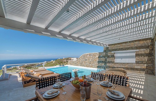 Faros Armenistis Villa | Anthis Villa Athena,private infinity pool!