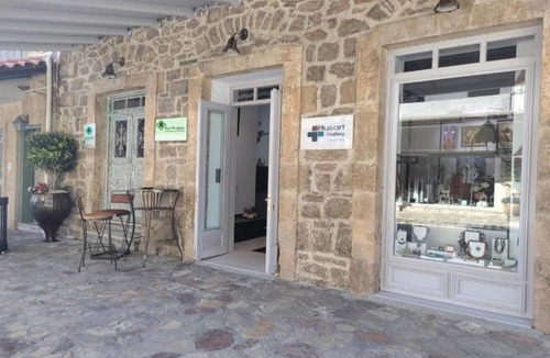 Messinia Apartment | Art Studios Gialova Navarino Maizonette Sea view balcony 5" walk to the beach.