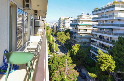 Palaio Faliro Apartment | Athens next to the beach 2 minutes walk to tram stylish apartment