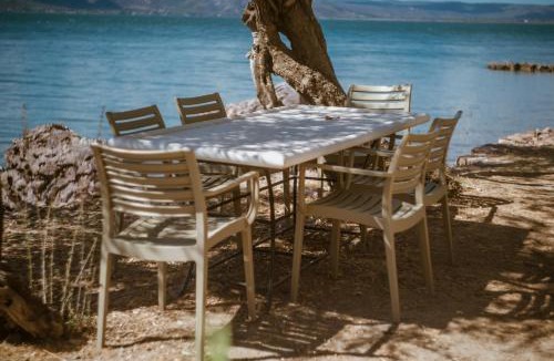 Mytilene House | Beautiful Traditional Stone House in the private Sea Front Olive Grove of Elaionas Nikou Luxury Villas