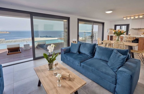 Agia Marina Mikrolimanou Other | Blue Armonia Villa featuring SaltWater Heated Pool