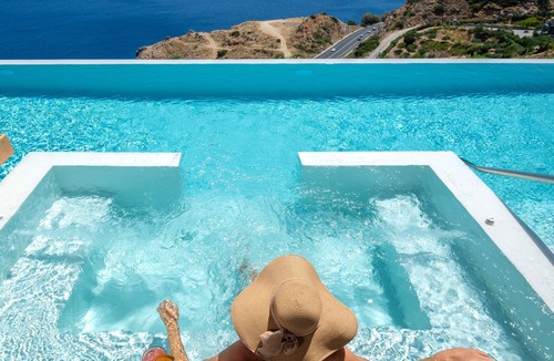 Malevizi Villa | Breathtaking sea Views, Infinity heated Pool, Full Privacy, Close to the Beach!