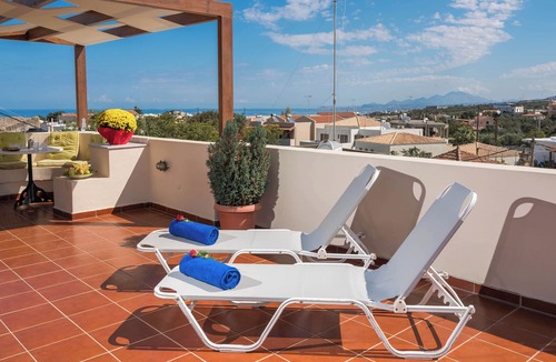Atsipópoulon Apartment | Calergi Residence 5-Stylish Studio-Amazing Terrace-Pool Paradise-MONTHLY OFFERS