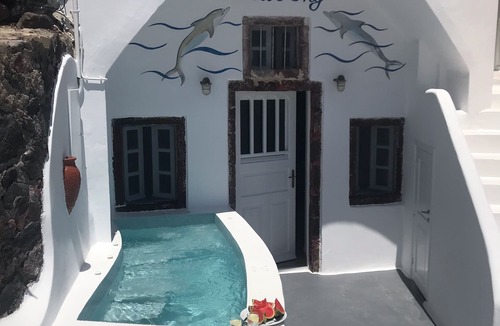 Oia Villa | Cave House amazing view with Jacuzzi