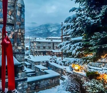 Aghios Athanasios Ski Chalet | Charming 3-storey Loft with fireplace