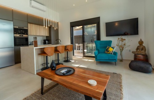 Lourdata Villa | Chic Contemporary 3 Bedroom Villa with stunning sea and mountain views