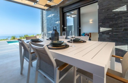 Lourdata Villa | Chic Contemporary 3 Bedroom Villa with stunning sea and mountain views