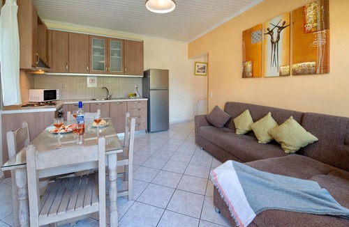Longos Apartment | Chrisoula in Longos with 2 bedrooms and 1 bathrooms