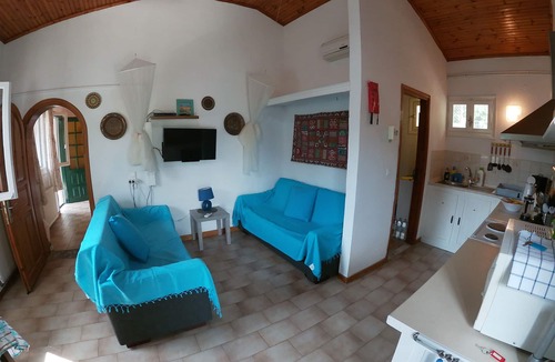 Lakones Cottage | Cottage, walk to beach and tavernas, stunning sea and mountain views