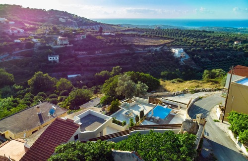 Agia Triada Villa | Cretan Nature Villa with private heated pool & BBQ