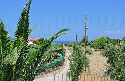 Almiros Beach Apartment | Dalia Apartment: Beautiful gardens, near beach, sleeps 4