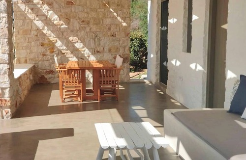 Panormos Villa | Deluxe Suite - Mykonos- Terrace-Pool