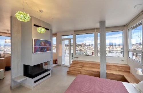 Kallithea Apartment | Designer Penthouse Acropolis 360 Private Terrace