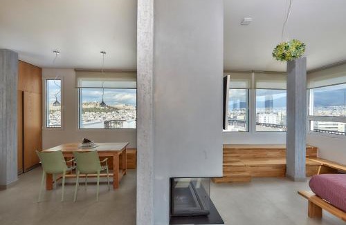 Kallithea Apartment | Designer Penthouse Acropolis 360 Private Terrace