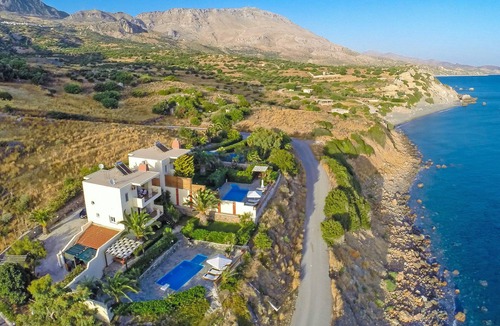 Agios Vasileios Villa | East of Preveli-Faye waterfront villa, south Crete