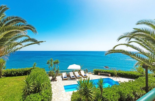 Agios Vasileios Villa | East of Preveli-Faye waterfront villa, south Crete