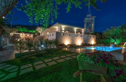 Planos Villa | Elegant Zante Villa Villa Vatia 2 Private Pool Air Conditioning Sea View 2 Bedrooms Trag