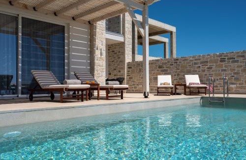 Kalochorafitis Villa | Elxis luxury villas Salty Pools!