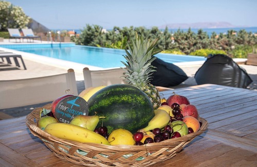 Gouves Villa | Four Seasons private villa - seaview - big heated pool - gym - sport activities