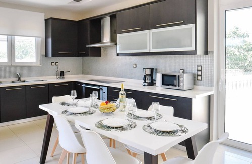 Kato Gouves Villa | Gaia 6BDR villa w/private pool, garden by Hospi