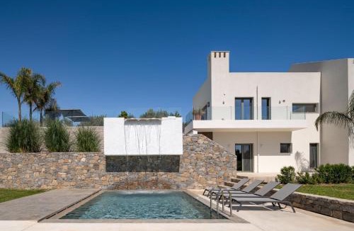 Prinos Villa | Gorgeous Crete Villa 4 Bedrooms Villa Psínthos Terrace With Two Private Pools Bbq Rethymno