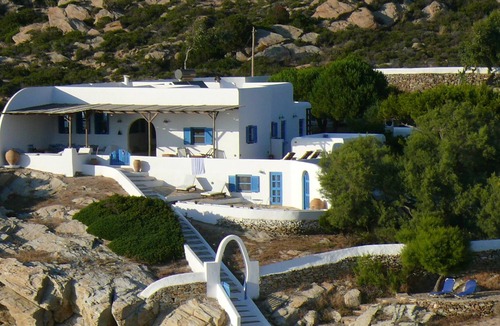 Milopotas House | Greek Island Beach Villa /'Private' Beach