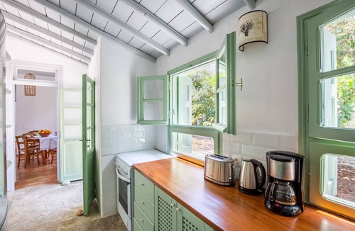 Skopelos House | Green setting with swimming pool in the heart of the village, ideal for families