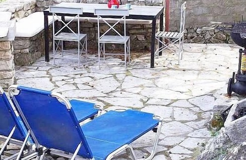 Makriotika Cottage | Kalivaki, renovated stone cottage with sea and mountain views