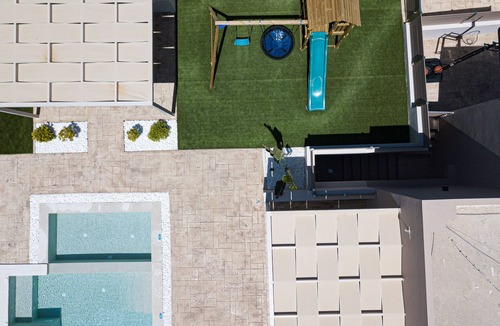 Perama Villa | Koin Villa Sunset, With Heated Pool & Whirlpool