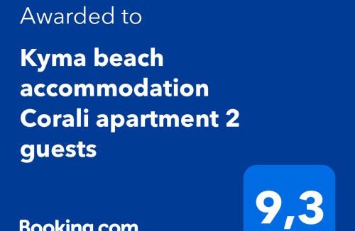Kolymbari Apartment | Kyma beach accommodation Corali apartment 4 guests