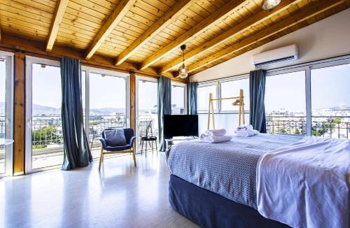 Kallithea Apartment | Lis153 by Smart Cozy Suites - Top Floors with Amazing City View - Available 24hr