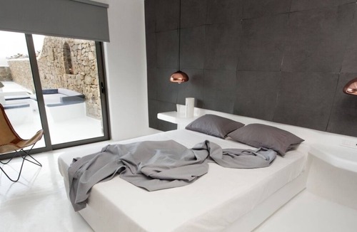 Ftelia Villa | Luxury Designer Villa with Private Infinity Pool & Gym just 150 meters from Ftelia Beach !