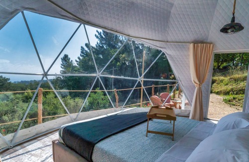 Armenistis House | Luxury dome tent in Ikaria Ap'esso 1
