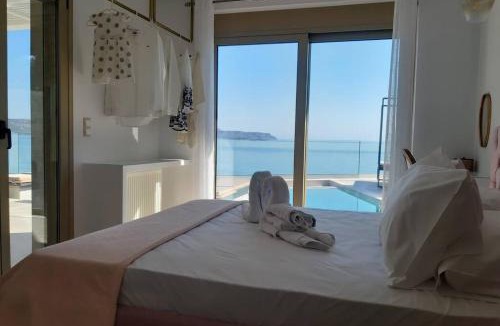Kalyves Villa | Luxury Villa Dioskouroi Heated eco pool & jacuzzi