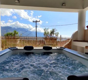Spartia Apartment | Marily's seaview suite with private JACUZZI and BBQ