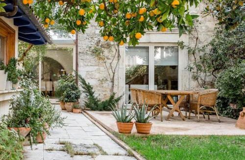 Archanes Villa | Minimalist Stone Country House