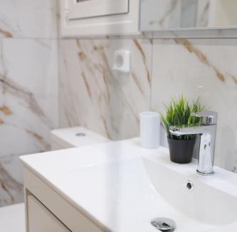 Agios Panteleimonas Apartment | Modern Urban Oasis Near Athens Metro Hub