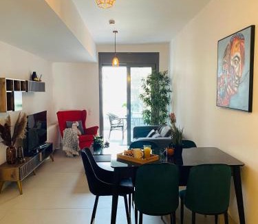 Kallithea Apartment | New Modern 2BD aprt with shared rooftop pool B2