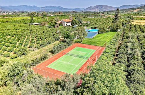 Nea Tirintha Villa | Orange Grove Villa (swimming pool + tennis court)