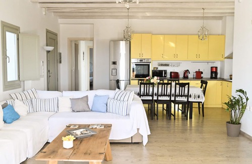 Parikia Villa | Paros House Villa - Elegant Comfort, Private Pool & Stunning Sea Sunset Views