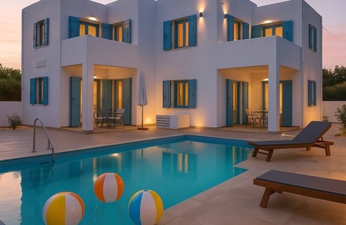 Aliki Apartment | Paros Poolside Gem - Athena's Sea Getaway