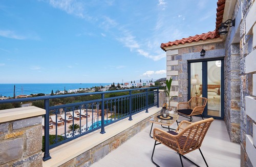Koutouloufari Villa | Private Paradise with heatable Pool & breathtaking Sea View.