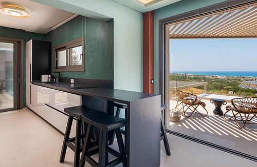 Old Hersonissos Villa | R 1316 Delight - 2 Bedrooms Sea View Villa with Private Pool