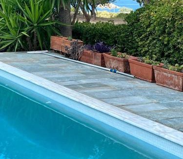 Saronida Villa | Saronida Boutique Villa Private Pool, Sea views, Lovely Gardens & Roof Terrace