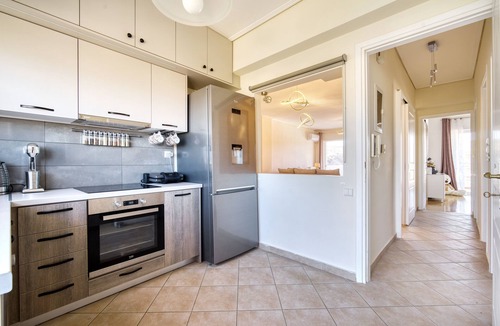 Lavreotiki Apartment | Sea & Mountain View - Family-friendly - with office