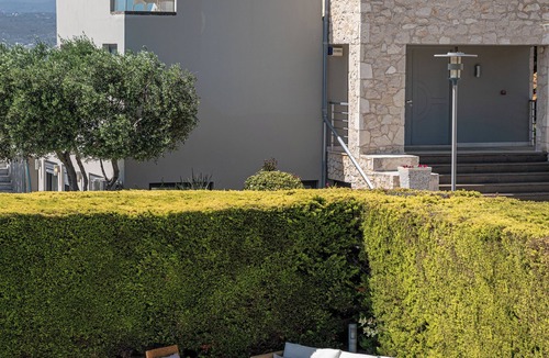 Tersanas Villa | SeaCrete Seaview Mediterranean luxury Villa privet swimming pool, tennis
