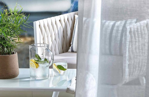 Hersonissos Centre Apartment | Seafront Apt by Myseasight.com with infinity pool, direct on the beach, central